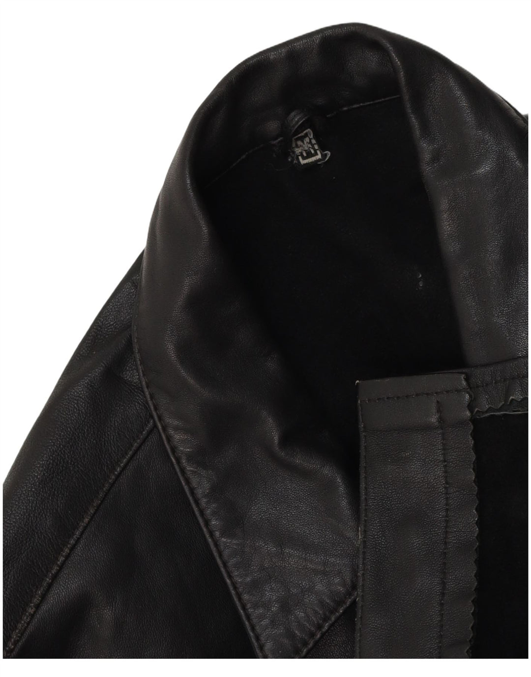 Jachetă de piele vintage pentru bărbați UK 38 Medium Black