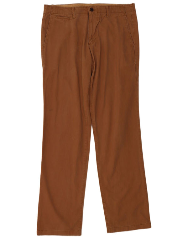 Pantaloni chino drepți pentru bărbați Gap L34 L34 bumbac maro