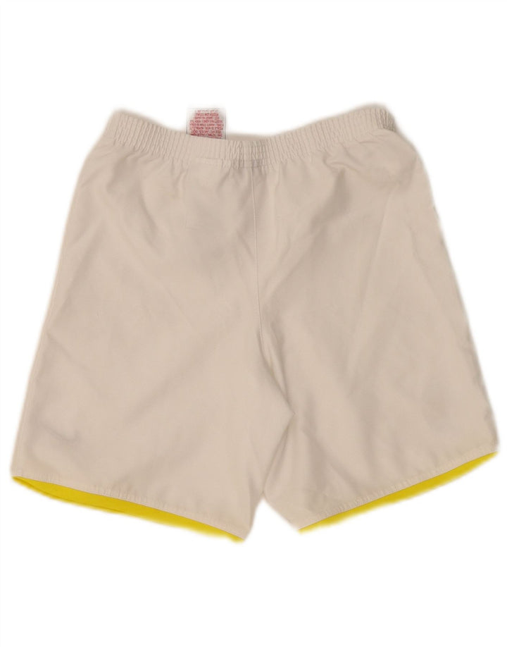 NIKE Boys Juventus Sport Shorts 7-8 Years XL White Polyester