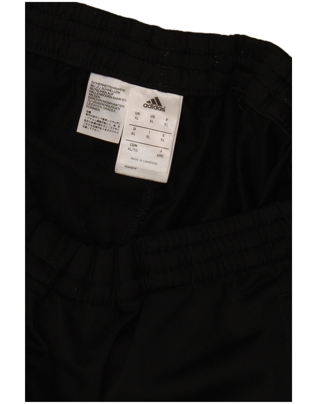Pantaloni de trening pentru bărbați Adidas Pantaloni de jogging XL Poliester negru
