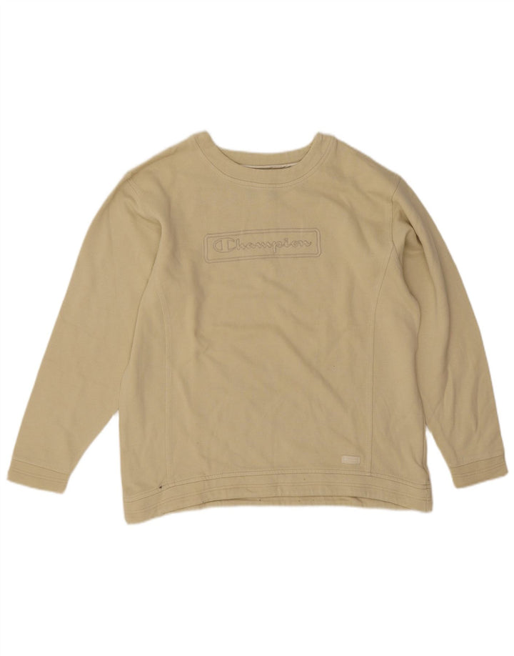 Pulover supradimensionat cu grafic pentru femei Champion UK 10 Small Green