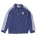 Jachetă de trening pentru băieți Adidas 6-7 ani poliester bleumarin