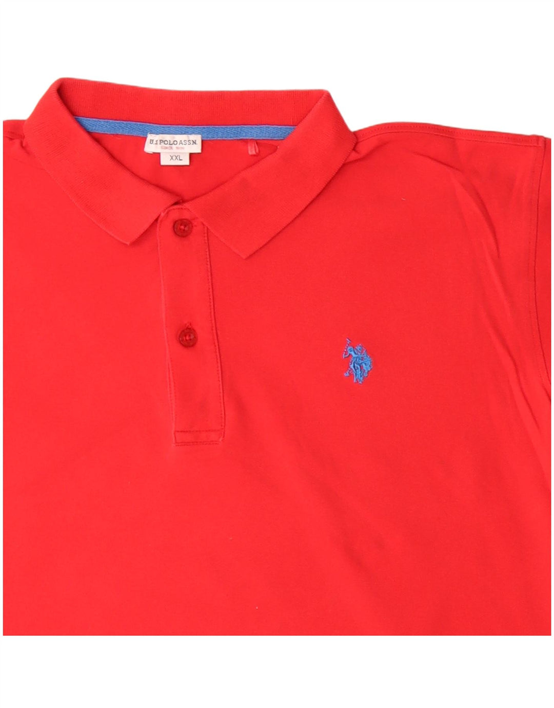 U.S. Polo Assn. Tricou polo pentru bărbați 2XL bumbac roșu