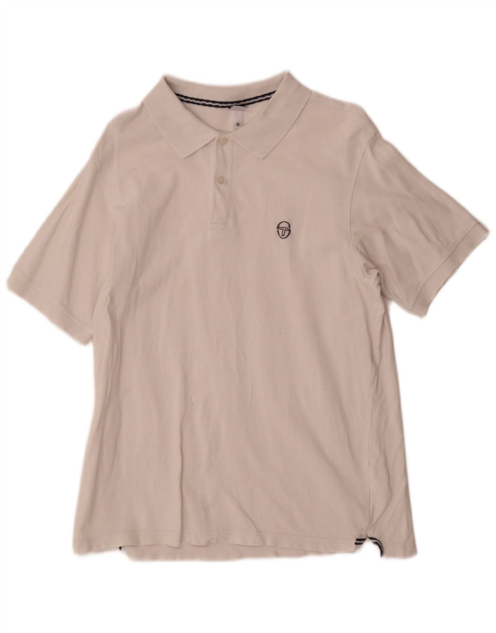 Sergio Tacchini Polo bărbați XL Bumbac alb