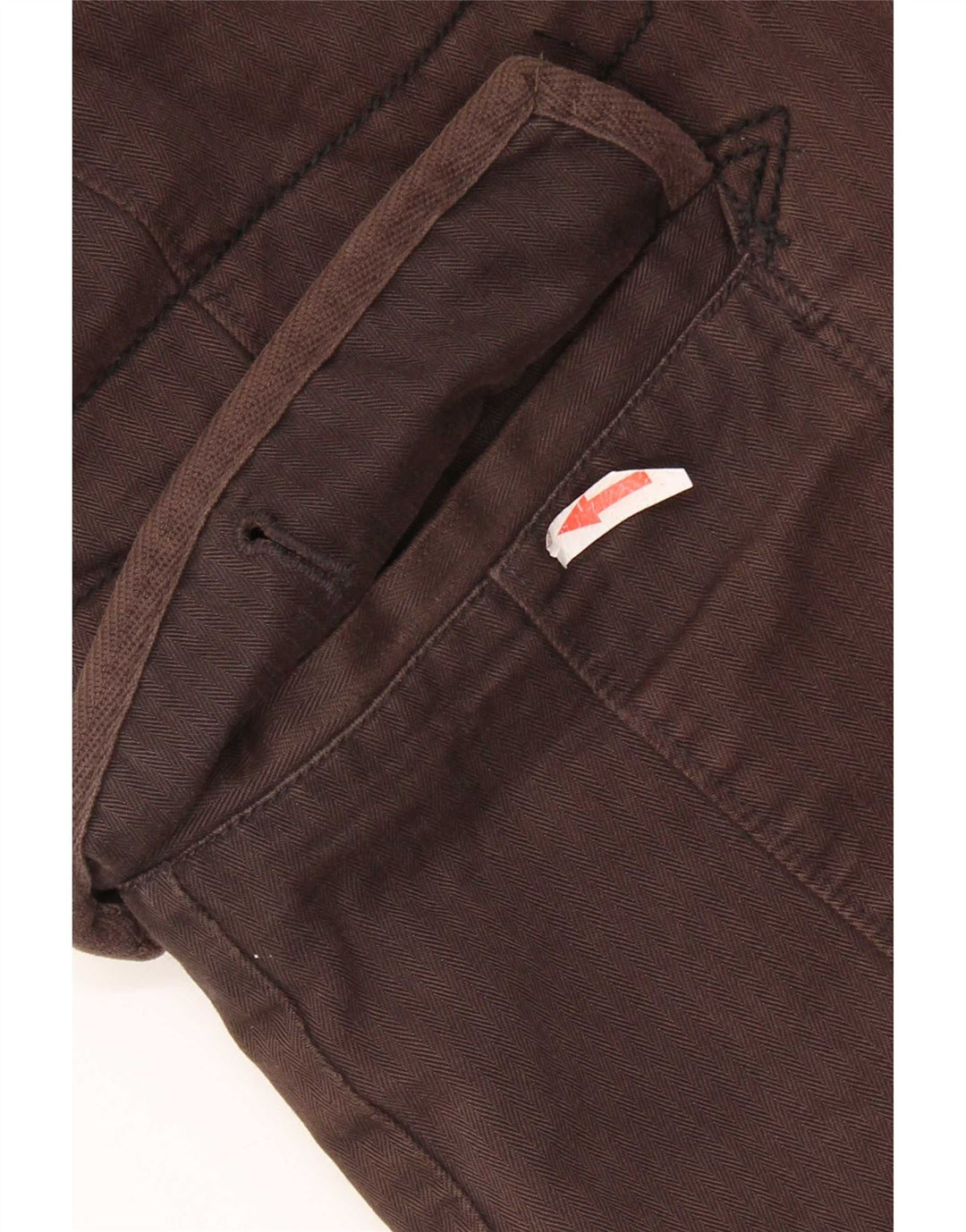 Jachetă Windbreaker Levi's pentru femei UK 10 Small Brown Herringbone