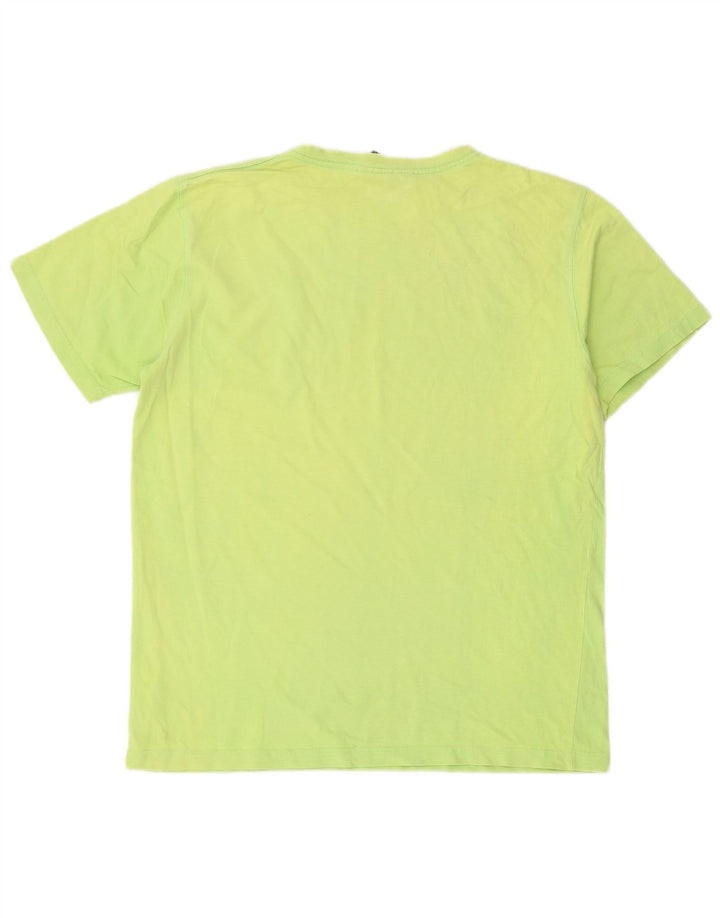 Tricou grafic pentru bărbați Animal Top Bumbac verde mediu