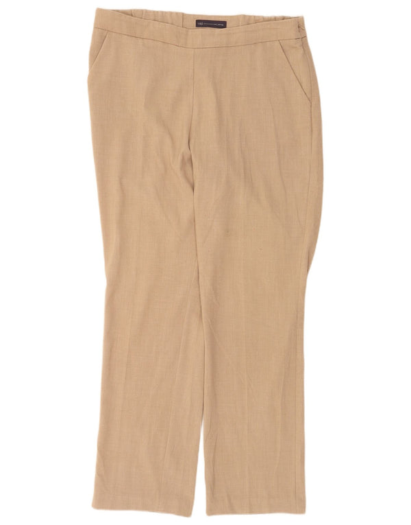 Pantaloni casual subțiri pentru femei Marks & Spencer UK 14 Large W34 L30 Bej