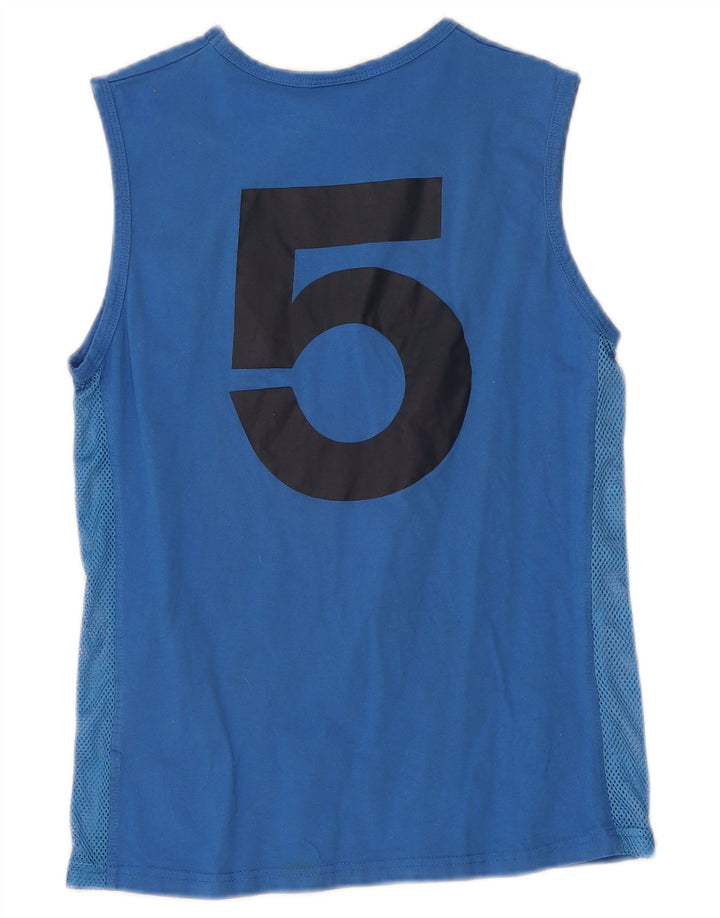 UMBRO Mens Graphic Vest Top UK 38/40 Medium Blue Cotton