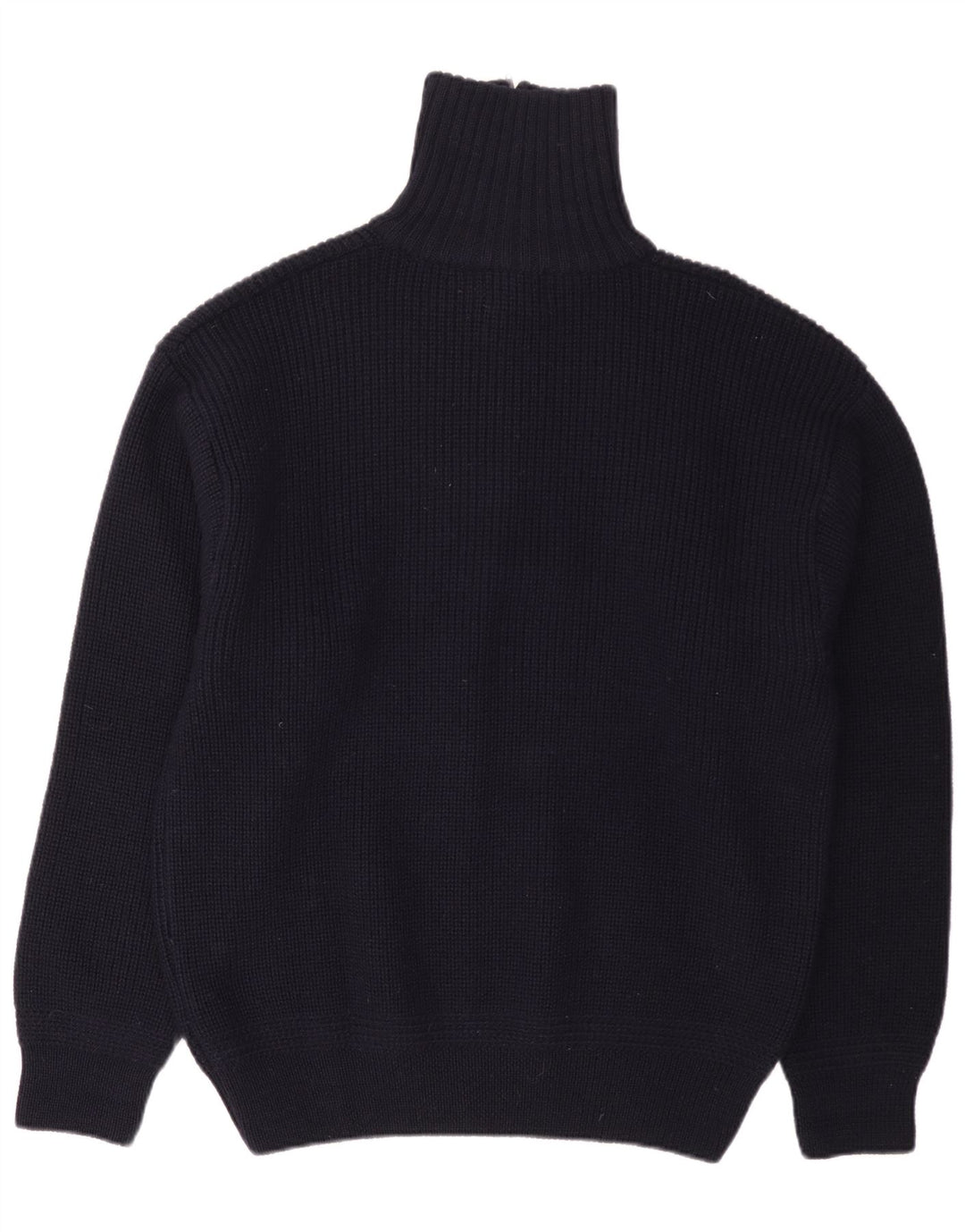 Pulover pentru bărbați Rhode Island, cu fermoar, cu gât, 2XL, lână bleumarin