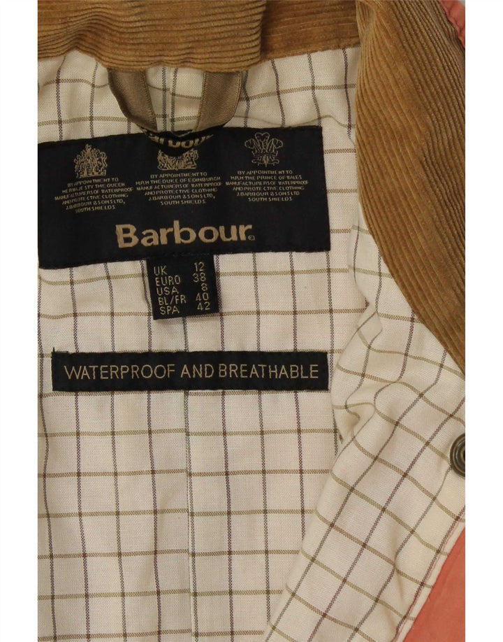 Jachetă pentru femei Barbour din bumbac cerat UK 12 Roz mediu