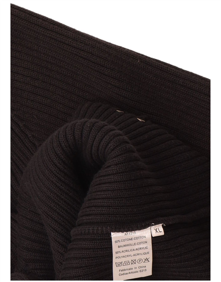 Pulover cardigan bărbați ELLESSE XL bumbac negru