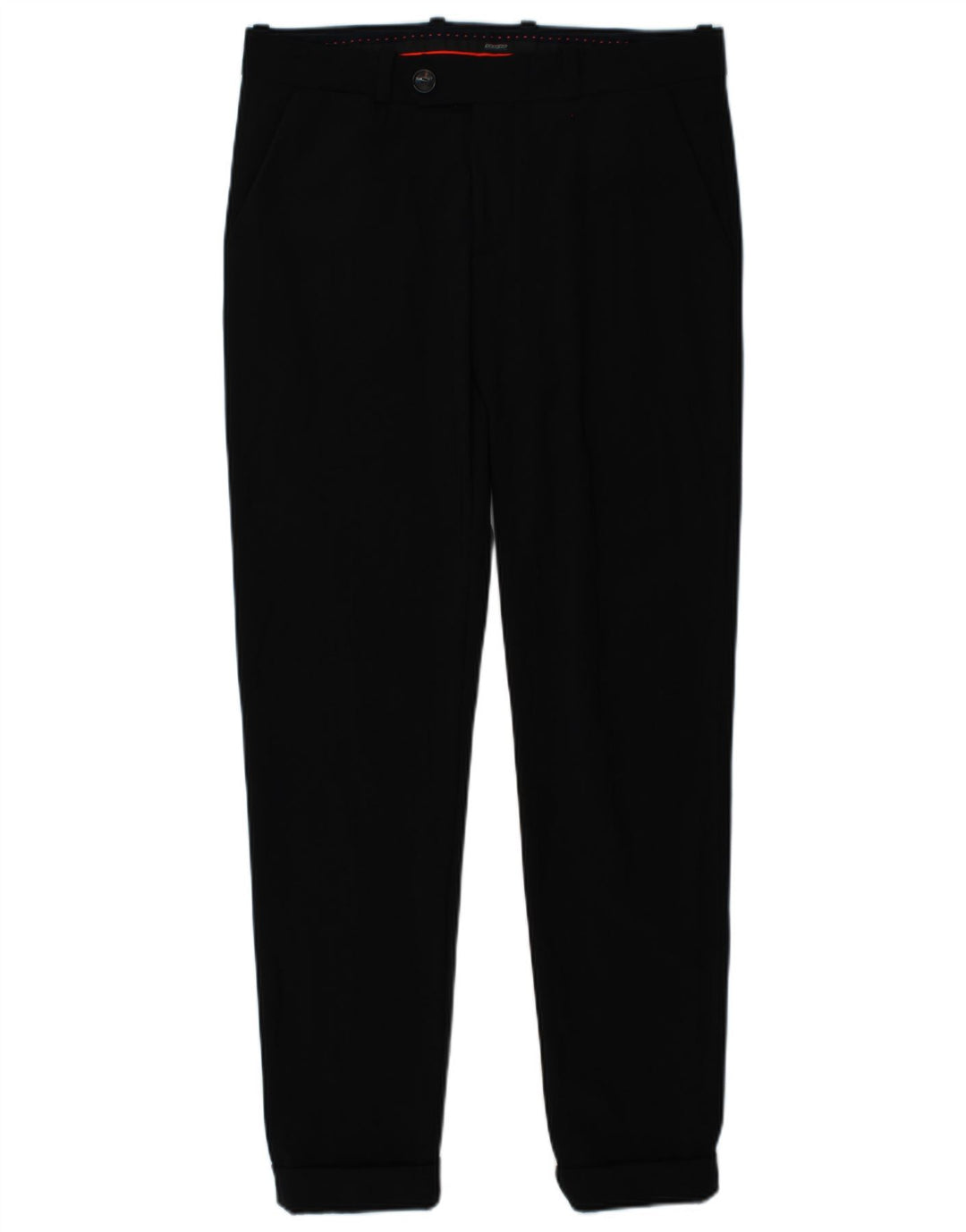 RRD Womens Slim Chino Trousers IT 46 Large W32 L30 Black Polyamide