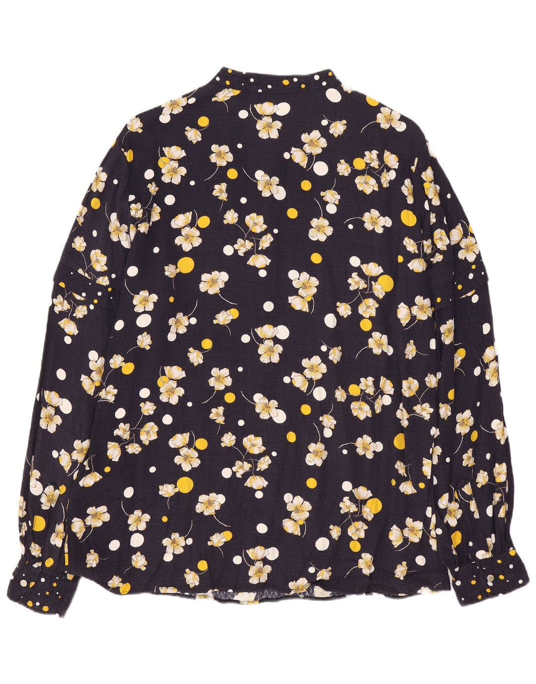 Cămașă pulover pentru femei Penny Black UK 16 mare, albastru marin, viscoză florală