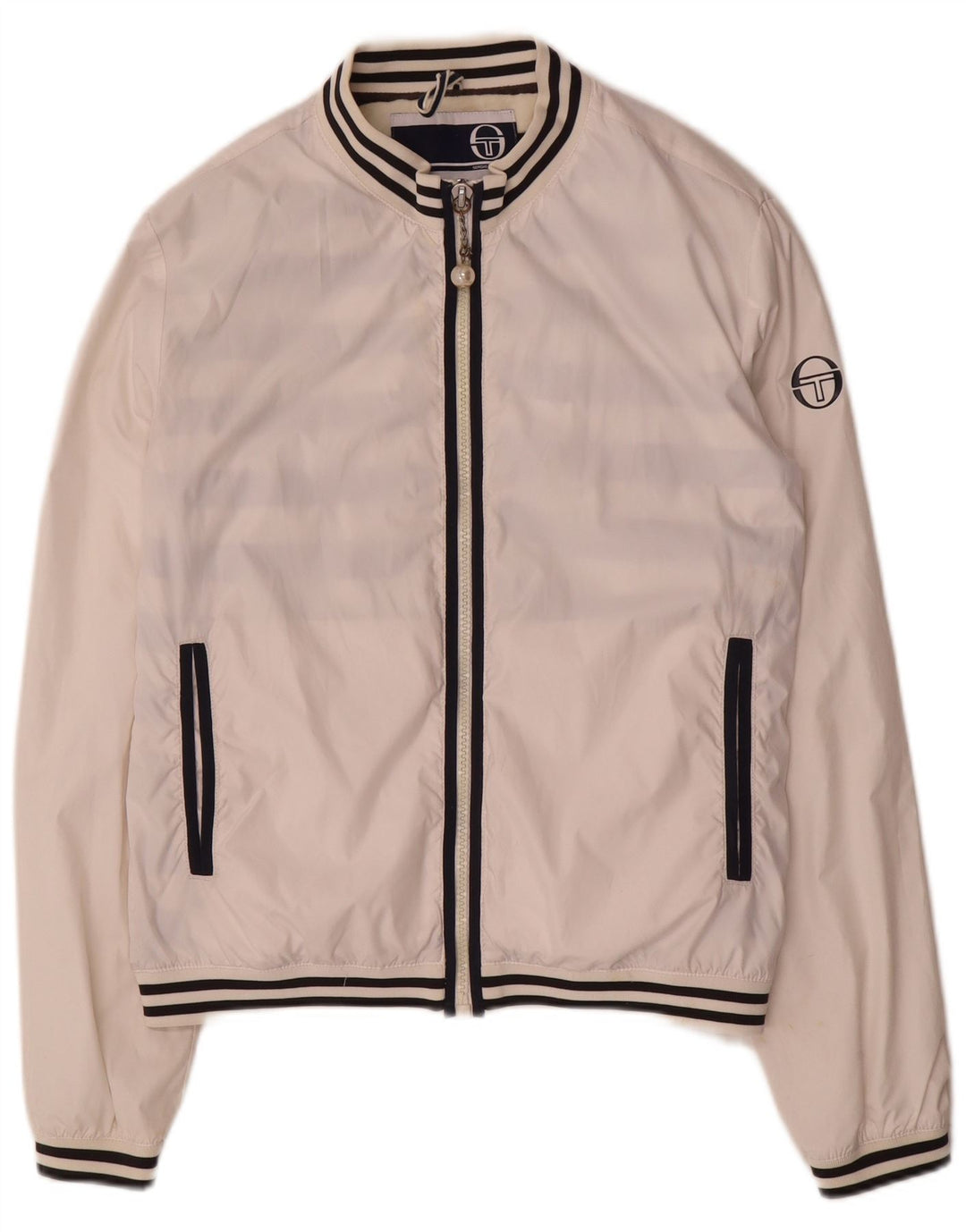 Jachetă de trening pentru femei Sergio Tacchini US 12, mare, cu dungi albe