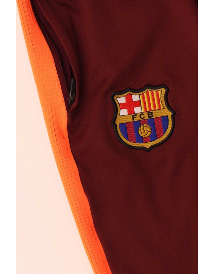 Pantaloni de trening pentru bărbați Nike Barcelona, maro mare, poliester bloc de culoare