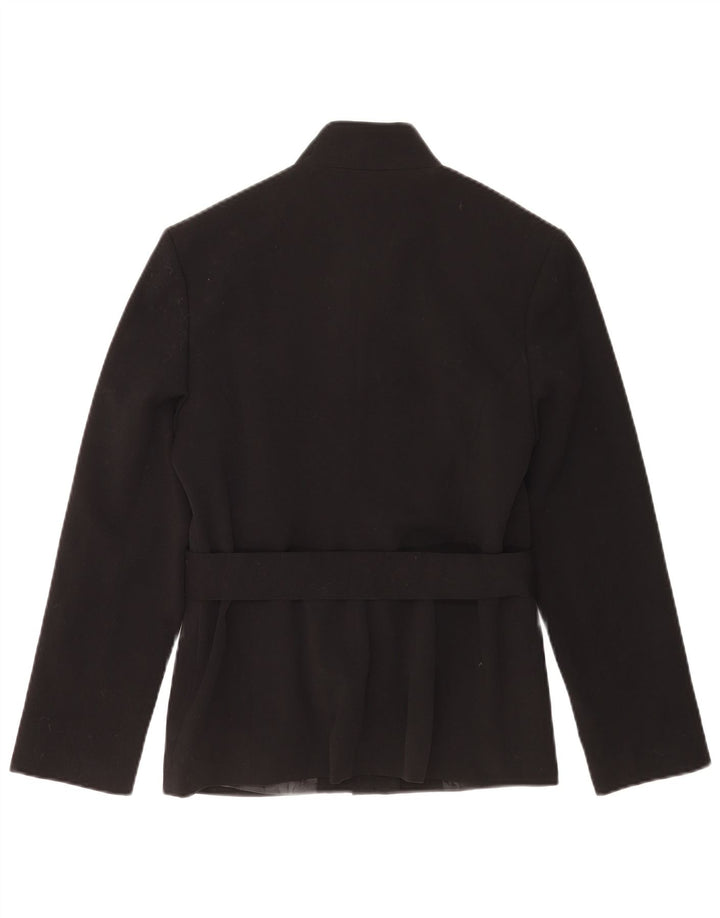 Blazer Vintage pentru femei IT 42 Poliester mediu negru