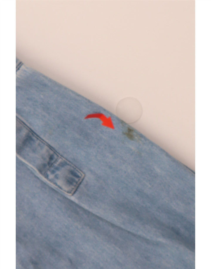 WAMPUM Womens Denim Shirt UK 14 Medium Blue Vintage Wampum and Second-Hand Wampum from Messina Hembry 