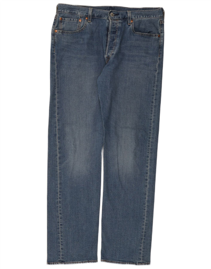 Blugi drepti pentru bărbați Levi's 501 W33 L32 Bumbac albastru