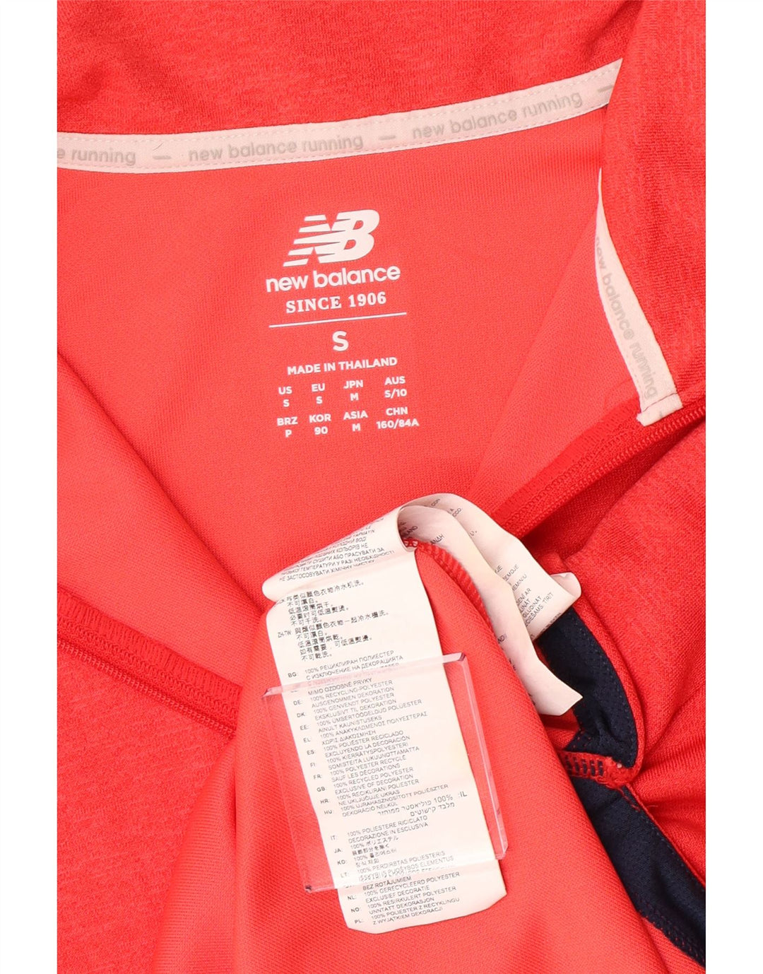 Top de trening cu pulover grafic NEW BALANCE pentru femei UK 10 Small Orange