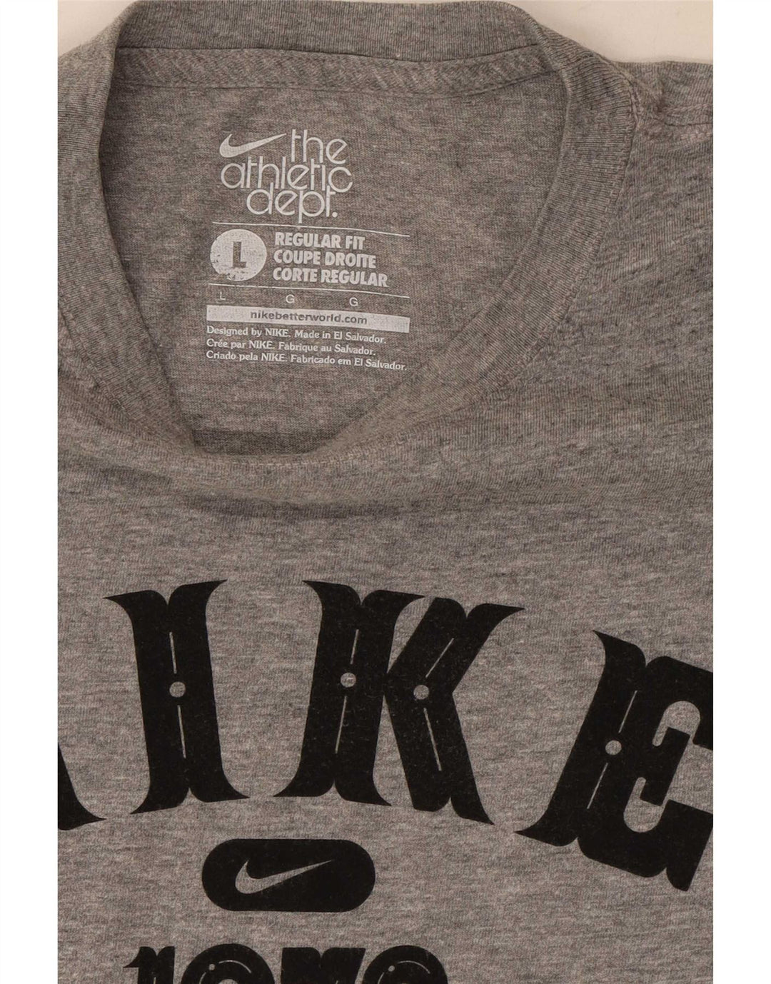 Tricou grafic pentru bărbați Nike Regular Fit Top mare, gri pete