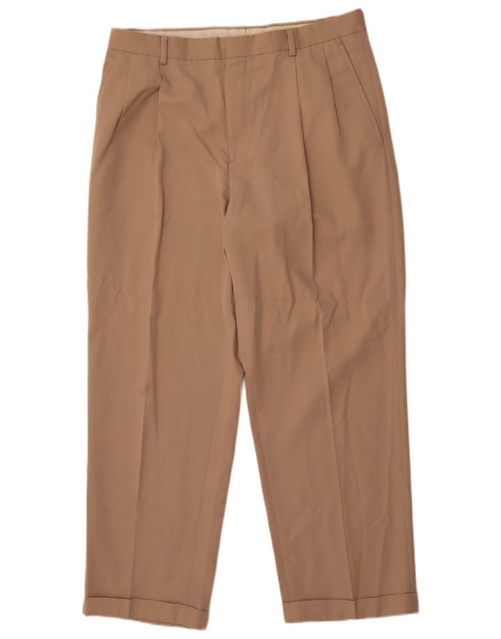 Pantaloni chino pentru bărbați Eddie Bauer L36 L30 poliester bej
