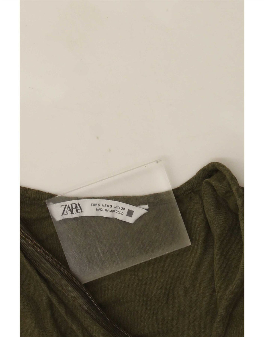 Salopetă fără mâneci pentru femei Zara UK 10 Small Khaki