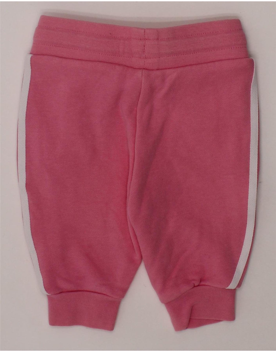 ADIDAS Baby Girls Joggers Tracksuit Trousers 3-6 Months Pink Cotton Vintage Adidas and Second-Hand Adidas from Messina Hembry 