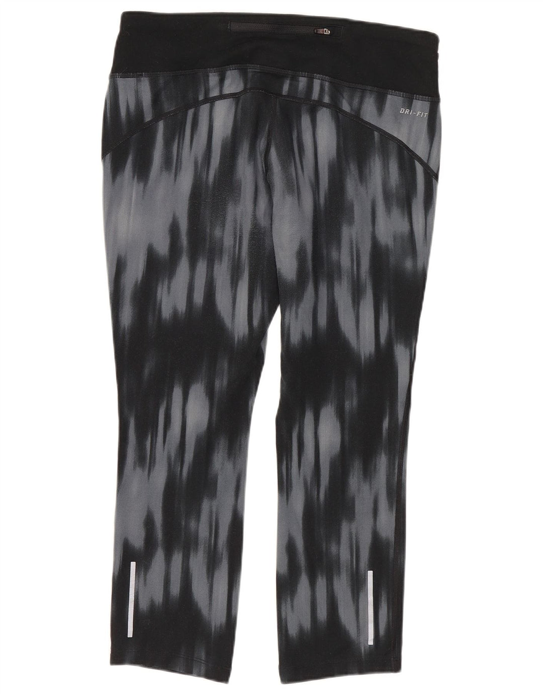 Leggings capri Nike Dri Fit pentru femei UK 12 Medium Blue Tie Dye Poliester