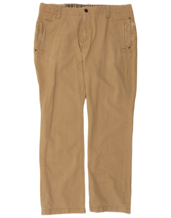Pantaloni chino drepți pentru bărbați Thor Steinar L34 L33, bumbac bej