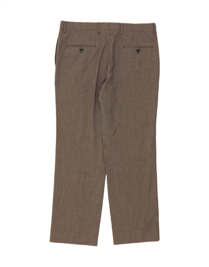 TOMMY HILFIGER Mens Straight Suit Trousers W36 L31 Grey Vintage Tommy Hilfiger and Second-Hand Tommy Hilfiger from Messina Hembry 