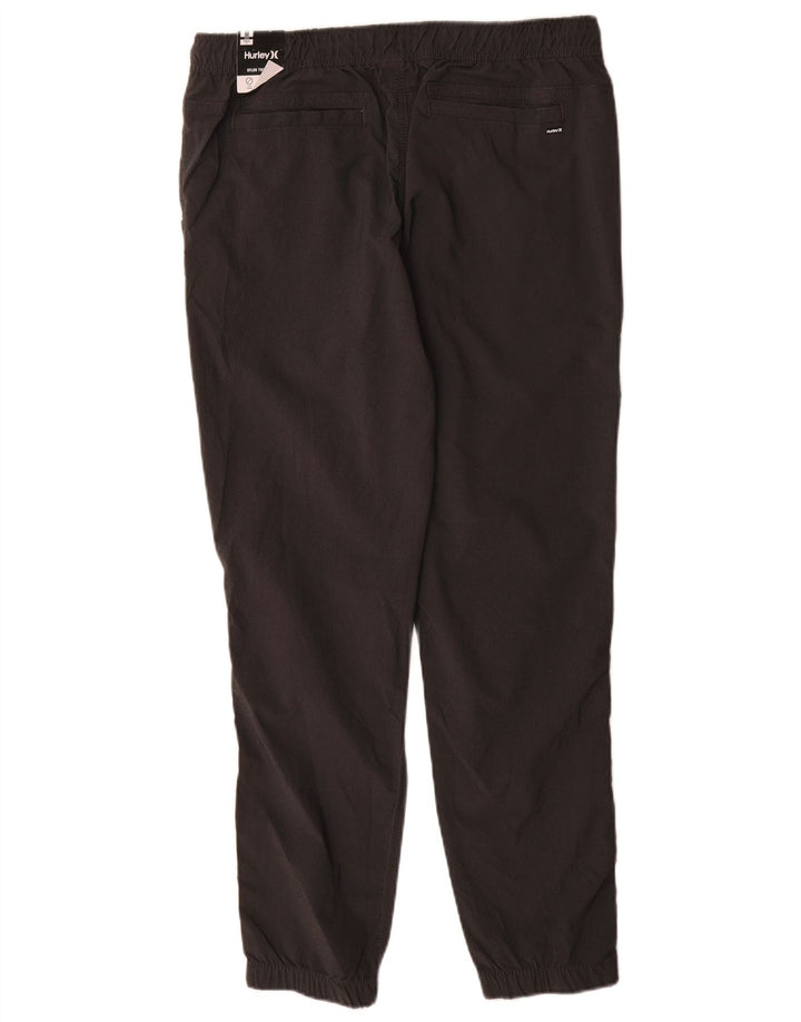 Pantaloni chino Hurley pentru femei Joggeri Medium W32 L30 Nylon gri