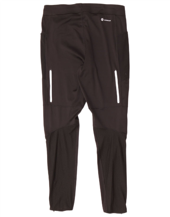 Pantaloni de trening Adidas Slim pentru bărbați, mari, negru, poliester
