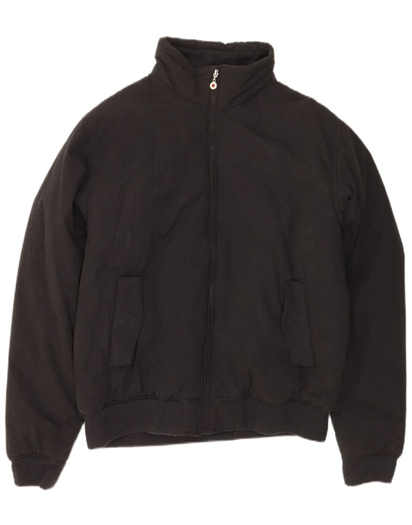 Jachetă de vânt pentru bărbați ASICS UK 40, mare, negru, bumbac