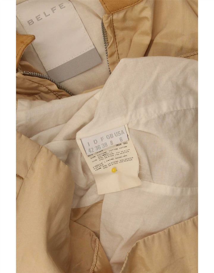 Jachetă Utilitară pentru Femei Belfe UK 8 Small Beige Bumbac