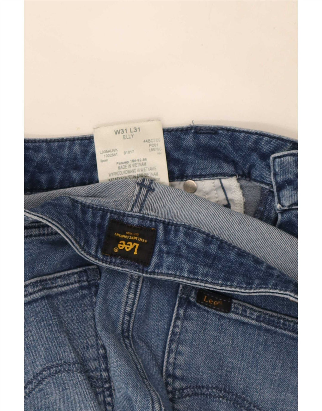 Blugi Lee Elly Slim pentru femei W31 L31 Bumbac albastru