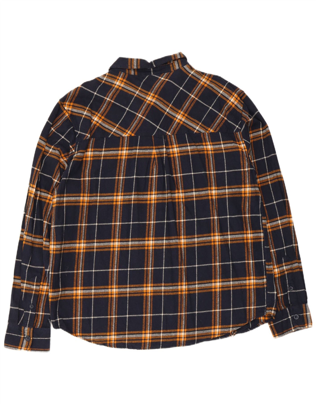 Cămașă de flanel pentru bărbați Mountain Warehouse XL, bumbac cu carouri bleumarin