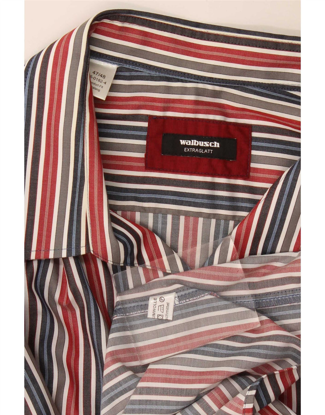 Cămașă pentru bărbați Walbusch Mărimea 47/48 2XL Bumbac cu dungi multicolore