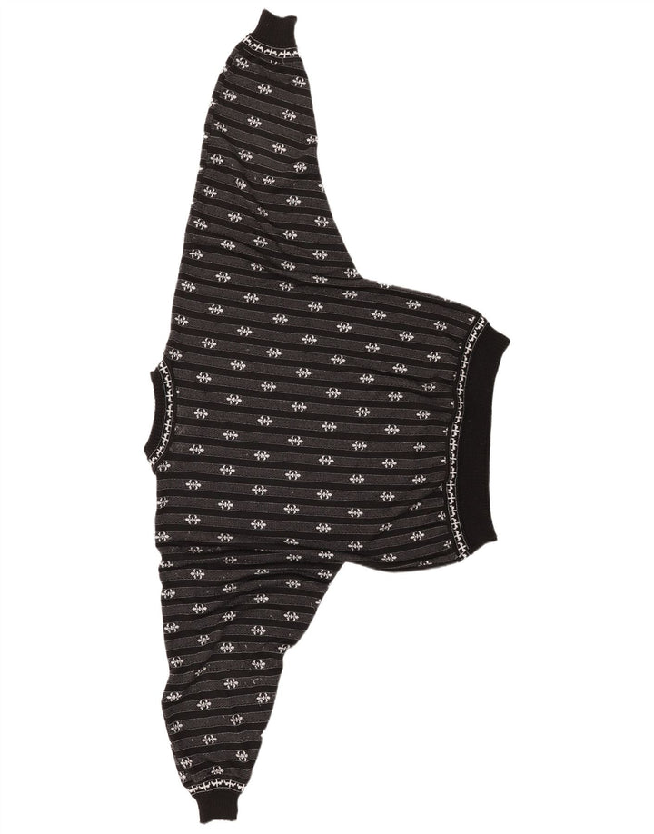 C & A Pulover supradimensionat pentru femei cu decolteu triplu UK 14 Medium Black Dunge