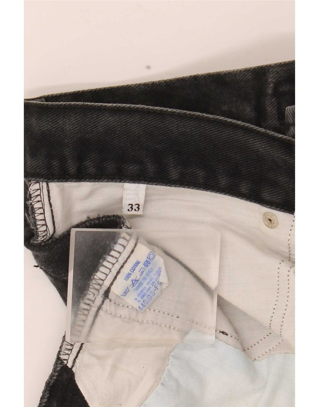 Blugi drepti pentru bărbați Levi's W33 L34 bumbac negru