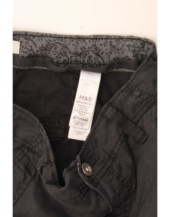 Marks & Spencer Pantaloni de jogging pentru femeie Cargo UK 12 Medium W30 L29 Gri