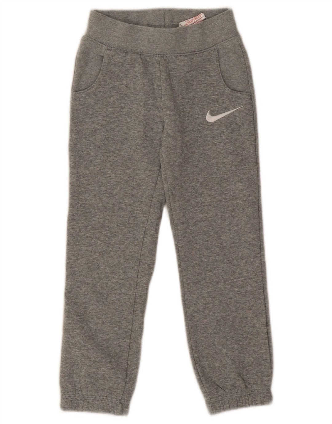 Pantaloni de trening Nike baieti Joggeri 5-6 ani bumbac gri mediu