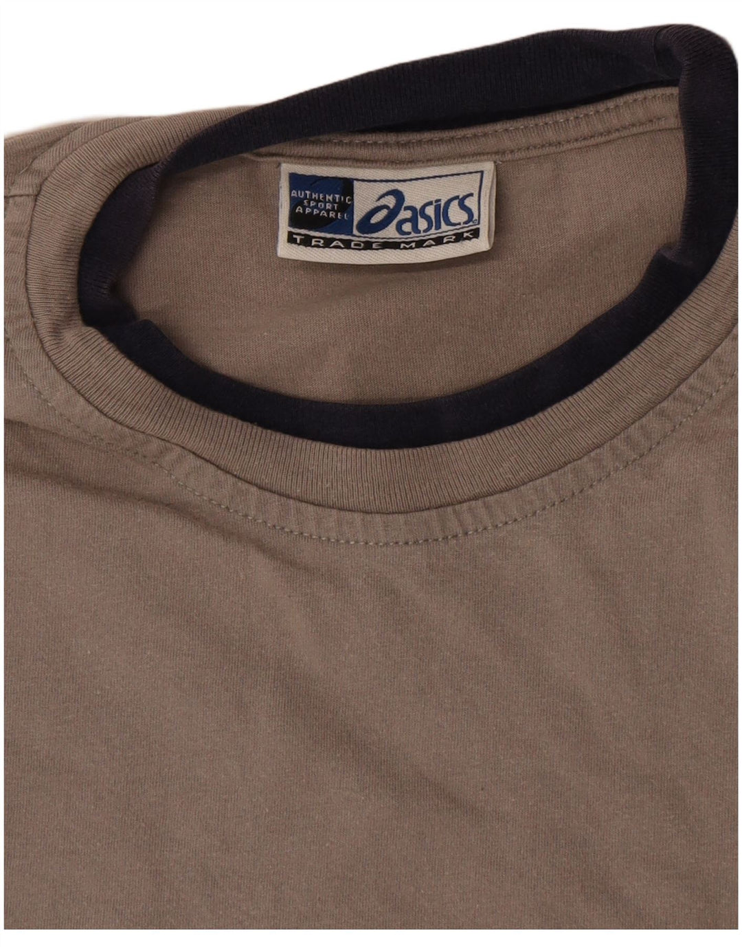 Tricou grafic Asics pentru bărbați Top mic, gri, bumbac color bloc