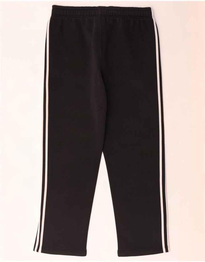Pantaloni de trening Adidas pentru bărbați, bumbac mediu negru