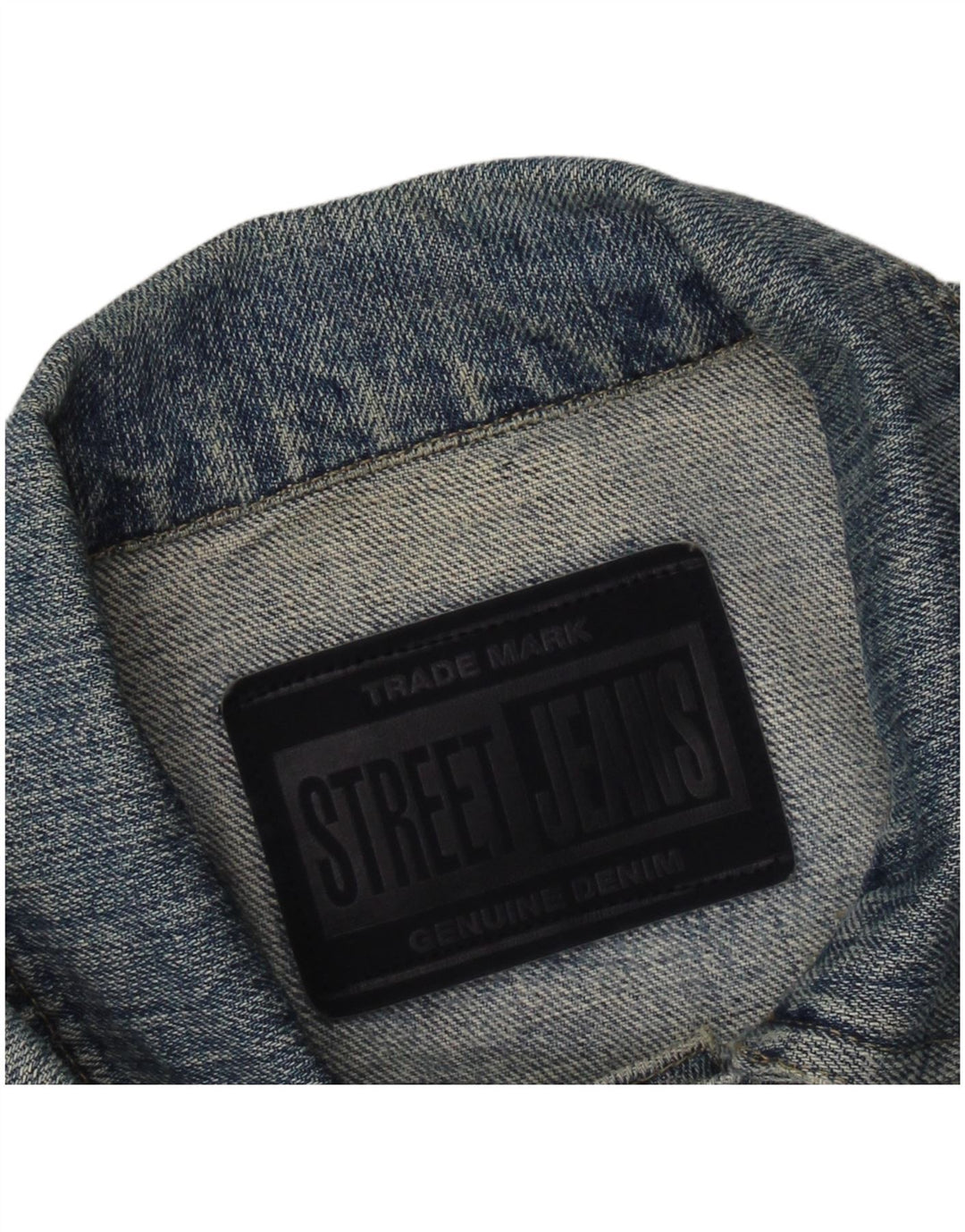 Jachetă de blugi pentru femei VINTAGE UK 12 Medium Blue