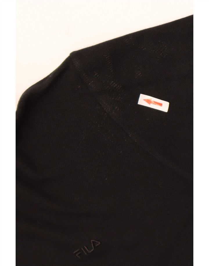 Tricou Bărbați Fila Top Mare Bumbac Negru