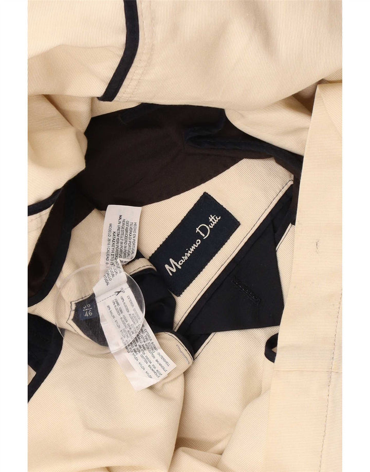 Massimo Dutti Jachetă pentru bărbați cu 2 nasturi EU 56 XL bumbac bej
