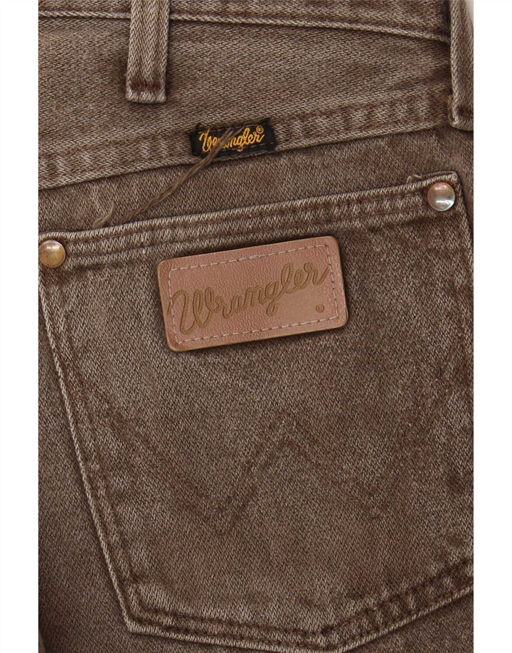Blugi drepti pentru bărbați Wrangler W32 L28 maro