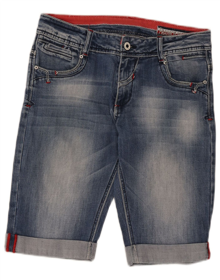 Pantaloni scurți din denim vintage pentru femei IT 44 Medium W32 Bumbac albastru