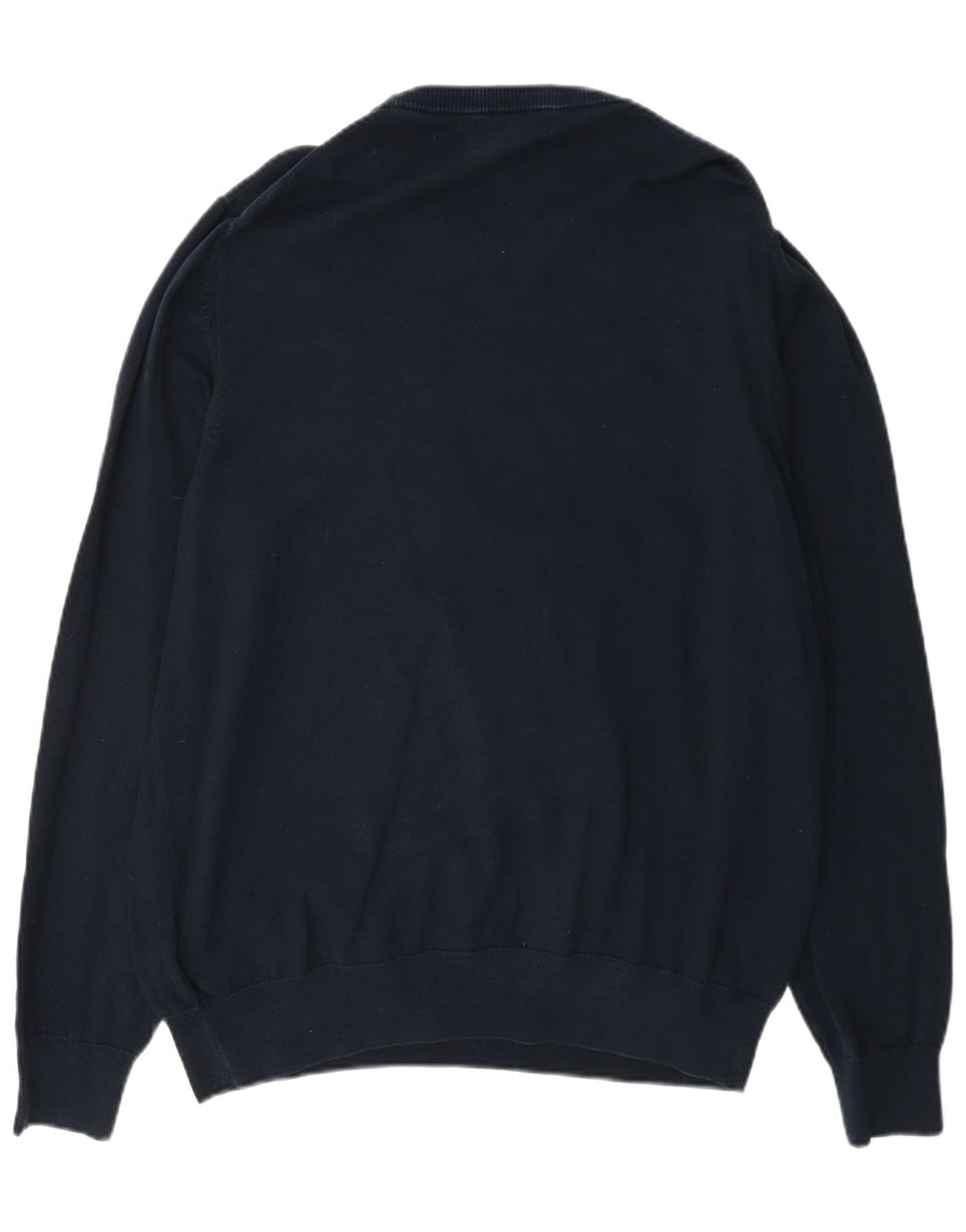 Pulover pentru bărbați Marks & Spencer cu gât crew pulover XL bleumarin clasic