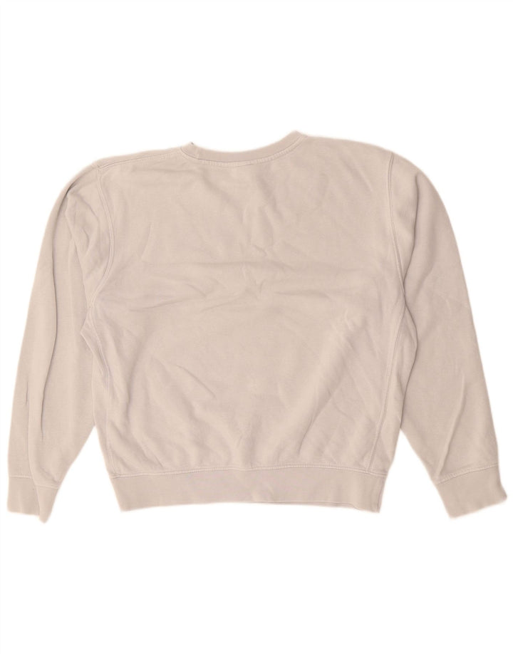 Pulover NIKE pentru femei, UK 8, bumbac gri mic